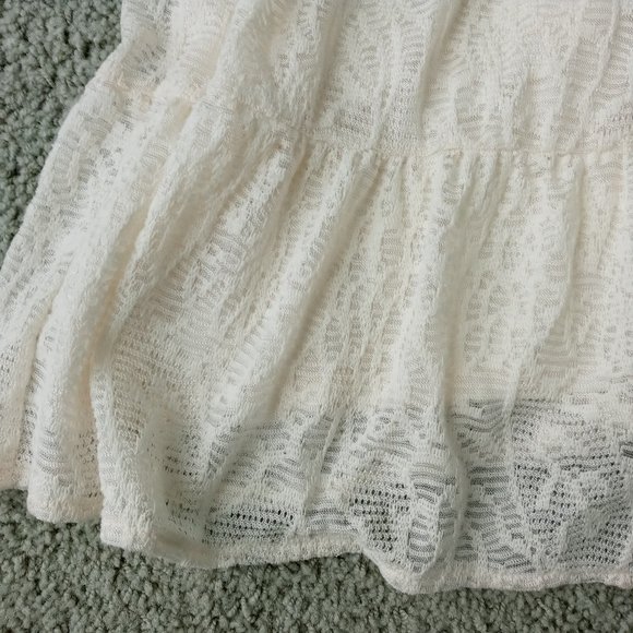 NWT Anthropologie Maeve Ivory A-Line Lace Lined Dress - Picture 6 of 9